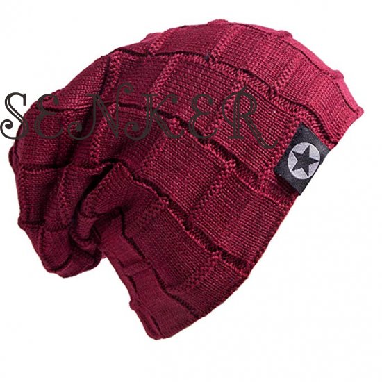 maroon beanie hat