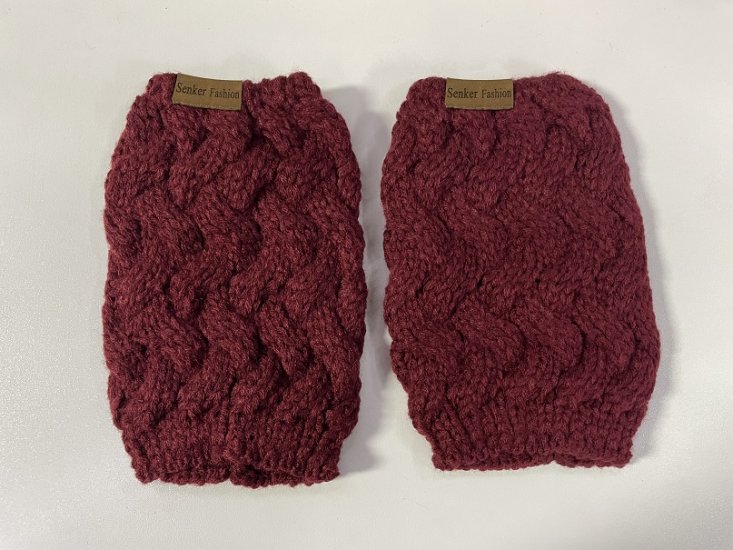 Senker Fashion Womens Winter Warm Knitted Boot Cuffs - Click Image to Close